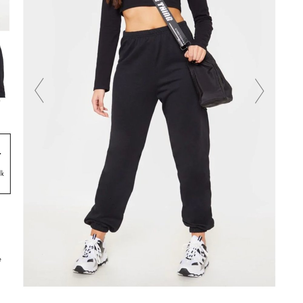 Basic Cuffed Hem Sweatpants/ Joggers